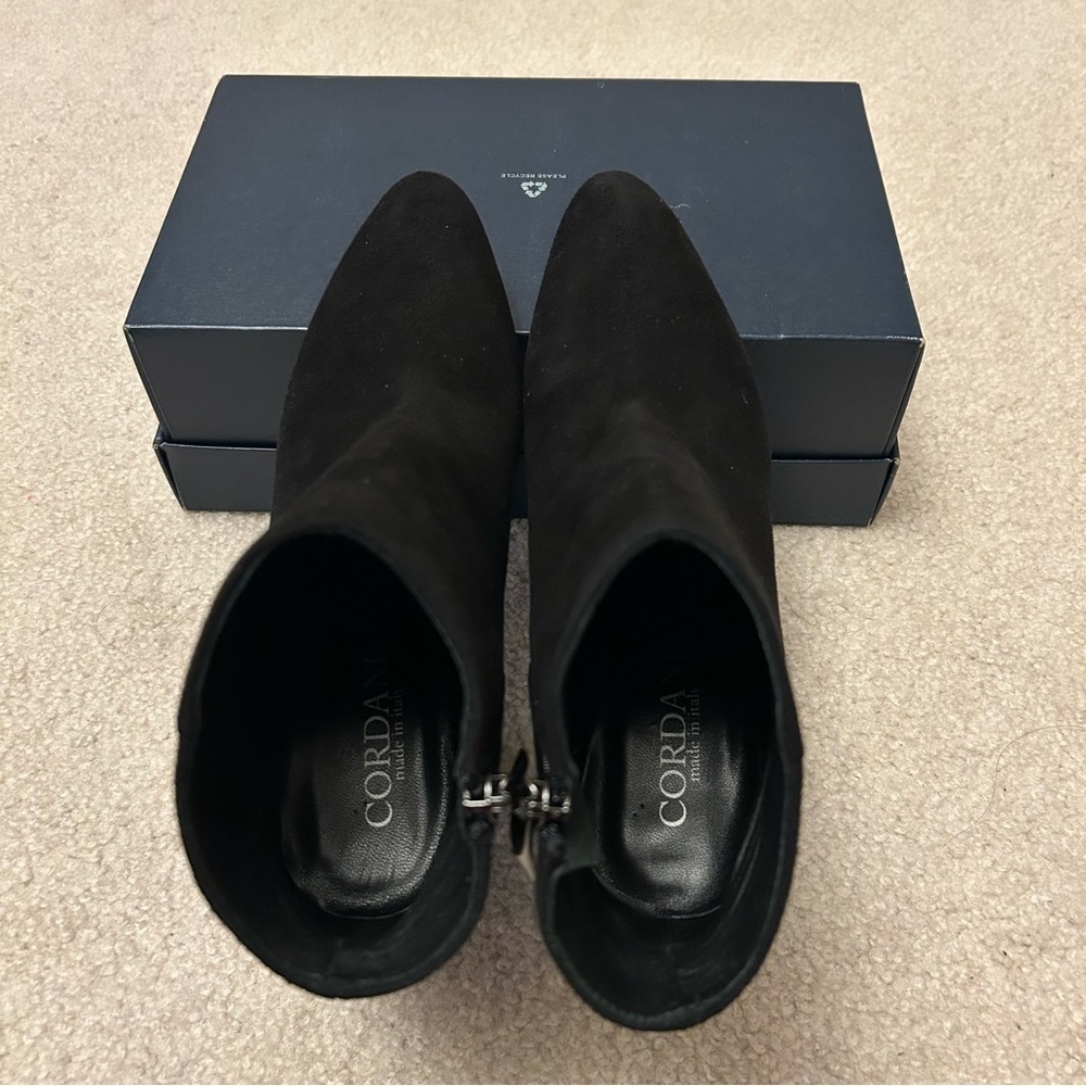 CORDANI NERO Made In Italy Suede Nadia Dress Heels in Black Size 37 - Picture 8 of 9
